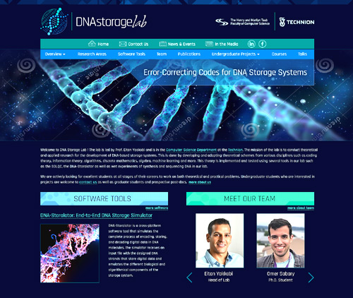 website home page